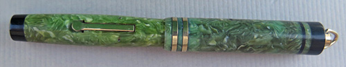 WAHL JADE GREEN LEVER FILLING FOUNTAIN PEN